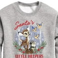 thumbnail image 3 of Disney Bambi - Christmas - Santa's Little Helpers - Toddler & Youth Crewneck Fleece Sweatshirt, 3 of 5