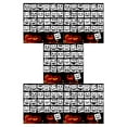 thumbnail image 1 of Youkk 25pcs/set Halloween Stencils For Drawing Pumpkin Faces Various Designs Reusable Apposite Size 5Set, 1 of 6