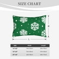 thumbnail image 6 of Fotbe Snowflake Pillow Cases - Envelope Closure - Luxury, Extra Soft, Cooling Pillow Covers - Wrinkle, Fade, Stain Resistant-20"x30", 6 of 9