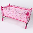 thumbnail image 1 of Pink Simulation Baby Doll Crib DIY Playho Dolls DIY Decoration, 1 of 5