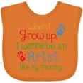 thumbnail image 3 of Inktastic Artist Like Mommy Boys or Girls Baby Bib, 3 of 4