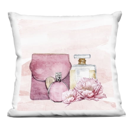 Stupell Industries Blush Glam Time Collection Decorative Printed Throw Pillow, design by Kim Allen, 18 x 7 x 18