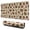 Beige Christmas Gift, variant on Long Mouse Pads for Desk,Beige Christmas Gingerbread Pattern Desk Mats on Top Of Desks, Desk Mouse Pad Extra Large with 3mm Non-Slip Base and Stitched Edge for Gaming,Office,Work,Home 31.5x11.8in