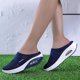 thumbnail image 1 of Zapatillas de cuña para mujer con cabeza redonda de malla Baotou informal a la moda diaria de nuevo estilo Wmkox8yii hj789, 1 of 8