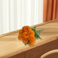 thumbnail image 5 of 9 Heads Mums Artificial Flowers, Faux Chrysanthemum Bouquet, Silk Fall Floral Stem for Outdoor, Decorative Artificial Aster Bouquet, Indoor Tabletop Faux Flowers, Seasonal Home Floral Arrangement, 5 of 5