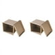 thumbnail image 1 of 2X Mini Molde para Pan con Tapa, Caja de Tostadas Cuadrada Antiadherente con Capacidad de Masa de 0,55 Lb (250 G) para Hornear en el Horno, 1 of 5
