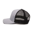 thumbnail image 5 of Outdoor Cap RGR-100M 5 Panel Heathered, Mesh Back Cap-Heathered Grey/Black, 5 of 8