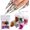 1 Style, variant on European And American Thin Color Double-Sided Foil Paper Nail Color Foil Fragment Tool Set