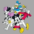 thumbnail image 2 of Boy's Mickey & Friends Mickey & Friends Run  Pull Over Hoodie Athletic Heather X Large, 2 of 4