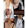 thumbnail image 3 of Waterproof Braided Leather Necklace Cord For Men Women With Stainless Steel/black Clasp, 2/3mm Width, 16"-30" Length, Black/brown Flexible Woven Wax R, 3 of 5
