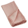 thumbnail image 4 of SARO 15062.RS20S Serviette Carrée 20 Po. Design Pompon Rose - Ensemble de 4, 4 of 4