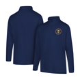 thumbnail image 1 of Ultra Game Men's Standard Quarter Zip Pullover Long Sleeve Tee, Navy, Small, 1 of 4