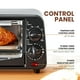 thumbnail image 4 of Elite Gourmet ETO236 - Horno tostador personal compacto de 2 rebanadas con temporizador de 15 minutos y temperatura ajustable, hornear, asar y tostar, color negro, 4 of 5