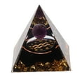thumbnail image 2 of Pyramide, pyramide d'Orgonite 5cm Méditation Pyramides d'Orgonite pour Énergie Positive, Guérison, Méditation, Chakra, 2 of 8