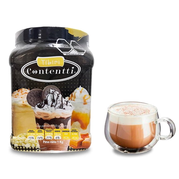 Polvo para Cappuccino Tíbiri Contentti Clásico 1 Kg