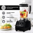 thumbnail image 2 of Salton Power Blender PRO 2L Countertop Blender | 2 HP 1500W High Speed 30000 RPM | 8 Blade Ice Crushing System | Smoothie Soup Sauce Blender with 5 Programs Pulse Control | Black (BL2150MBK), 2 of 8