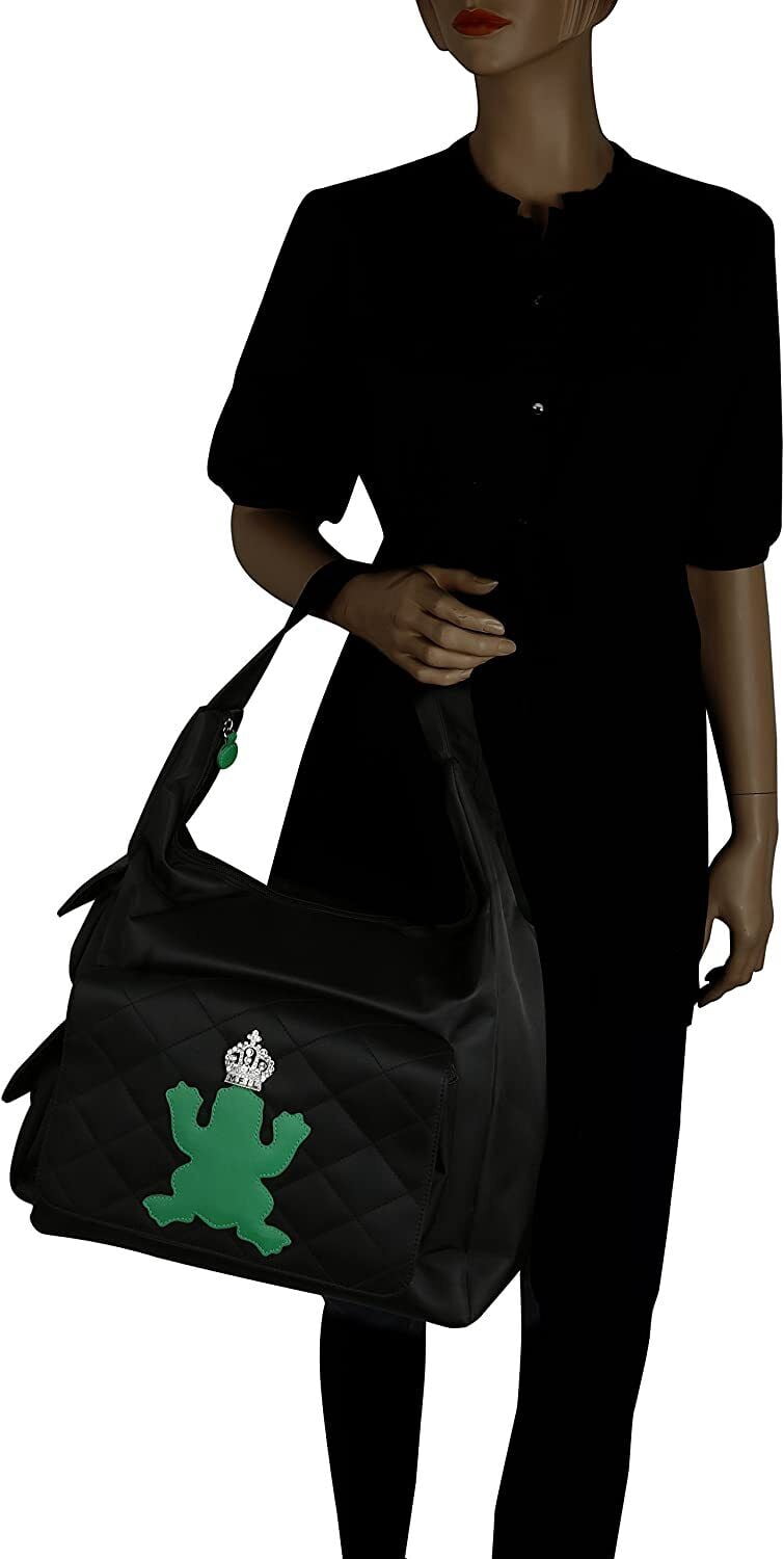 My Flat in London Baby Diaper Bag Mommy Tote Handbag with Green Bee - NEW