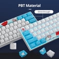 thumbnail image 4 of Ussixchare Teclado Mecánico Cableado 60% con 61 Teclas y Switches Rojos, 4 of 7