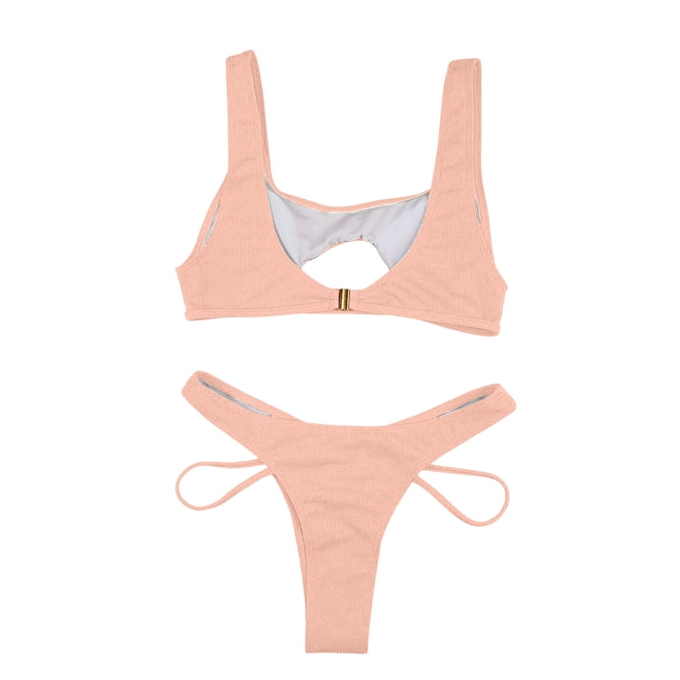 Bikini 2 Pièces Gossip Léopard Rose Flashy - Taille L - Occasion Très Bon état