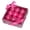 PInk, variant on 9-Piece Forever Soap Flowers Square Shape Box - Floral Scented Bath Essential Oil Flower Petals - Eternal Rose Preserved Flowers for Delivery Prime Mothers Day & Valentines Day(Red)