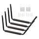 thumbnail image 1 of Ganchos para perchas Strade Fareast Limited para kayak Soporte de pared para bicicletas 4 uds, 1 of 8