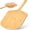 Natural(16 inch), variant on Wooden Pizza Peel 12 Inch Board with Engraved Sizes - Multi-Purpose Bamboo Pizza Cutting Board, Wood Pizza Peel, Pizza Spatula Paddle, and Serving Board with Size and Cutting Guide