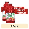 (2 pack) Juicy Juice 100% Juice, Fruit Punch, 48 fl oz Bottle