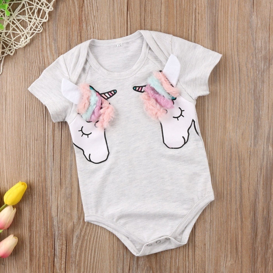 unicorn romper baby