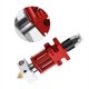 thumbnail image 3 of Kit de extrusora ensamblada Hotend con 3 boquillas adicionales de 0,4 mm compatibles con la imp CACAGOO Kit de Hotend, 3 of 7