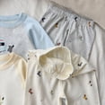 thumbnail image 6 of CAUYDY 10Y 11Y 12Y 13Y 14Y Child Boy Outfits Tween Clothes Long Sleeved Top Elastic Pants 2 Piece Cute Suits Set Teen Boys Fall Winter Pajamas Sizes 13-14 Years,Yellow, 6 of 7