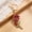 A, variant on Keychain Pendant Rose Flower Shape Key Holder with Multicolor Rhinestones Anti-Oxidation Lobster Clasp Keyring Backpacks Car Accessory