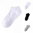 thumbnail image 6 of PLHWHYQ Kids Ankle Socks Breathable Short Socks For Sports School Daily Wear Soft Comfortable Casual Socks for Kids White 5-14 Years, 6 of 6