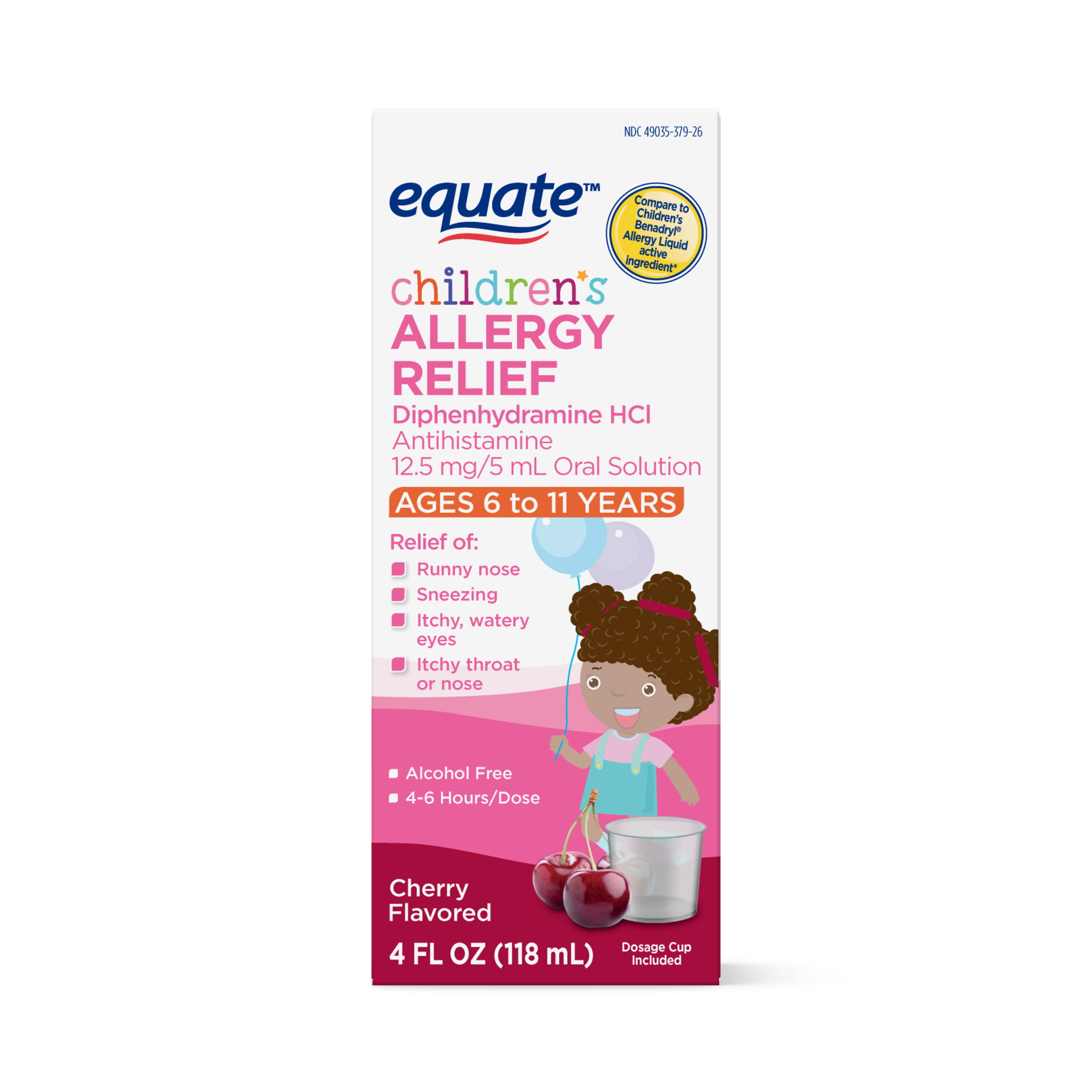 Equate Children S Multi Symptom Cold And Fever Liquid Dosage Chart