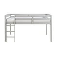 thumbnail image 4 of Camaflexi Tribeca Solid Wood Low Loft Bed Frame Full in Gray, 4 of 7