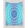 thumbnail image 1 of Ethnic Tapestry, Spiritual Ritual Symbol of Universe Cultural Center Point Balance Meditation Theme, Wall Hanging for Bedroom Living Room Dorm Decor, Pale Blue, by Ambesonne, 1 of 1