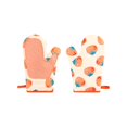 thumbnail image 3 of PGYONG Oven Mitts Gloves 1 Pair Heat Resistant 480 ℉ Non Slip Clear Silicone Printed Christmas Kitchen Women Men Cooking Baking Barbecue Machine Washable (Christmas,Gray Mittens), 3 of 7