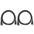 thumbnail image 2 of Cable HDMI AM a AM Conductor de cobre Carcasa de hierro Tasa de transmisión de señal alta Cable convertidor chapado en oro para televisores HD para cine en casa Fugacal Otros, 2 of 8