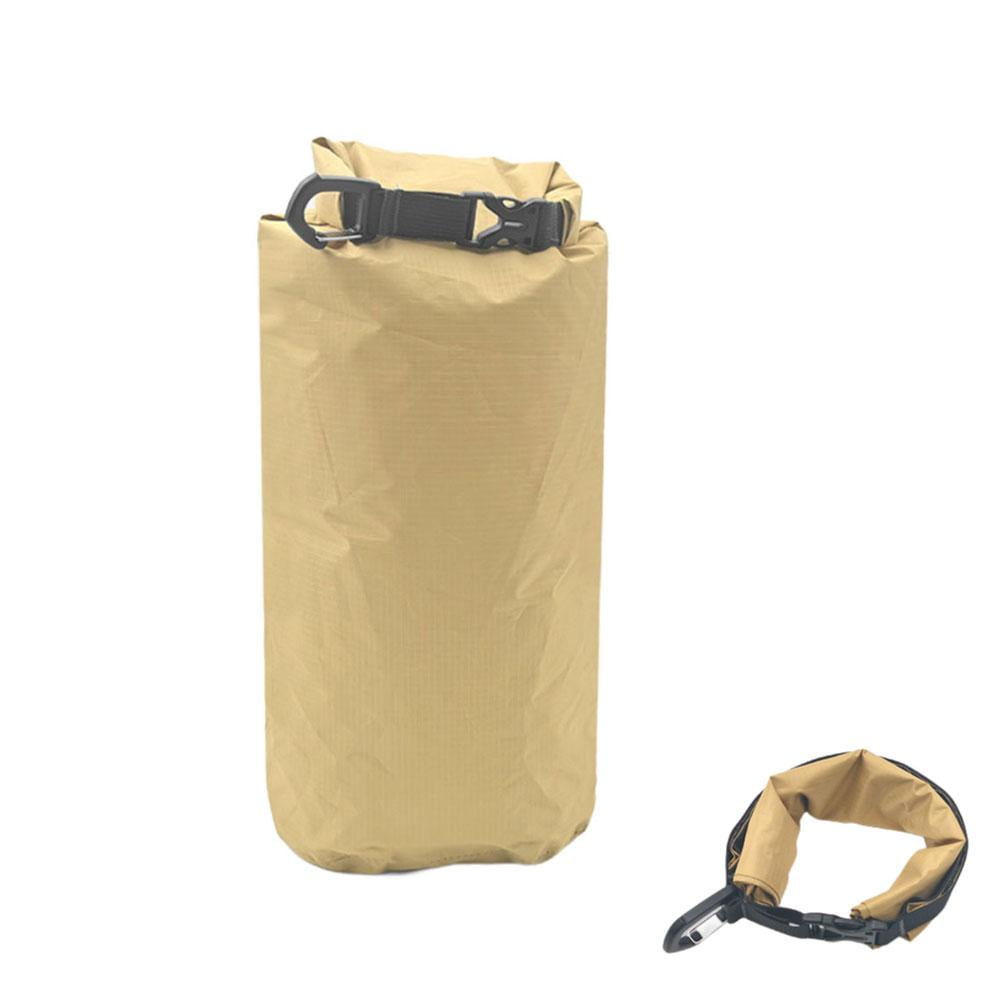 210T Polyester Waterproof Dry Bag 20.5×10.2 /16.5×10.2 Inch, Silver Coated Roll‑Top Closure Lightweight Wear‑Resistant Dry Sack for Camping Kayaking Hiking Gear Storage