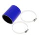thumbnail image 1 of Ofertas Únicas 1 Juego de Manguera de Silicona para Coche de 38mm/1.5" ID 76mm/2.99" Longitud 0 Grados Negro Rojo con Abrazaderas Manguera de Refrigerante Universal, 1 of 1