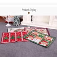 thumbnail image 2 of Navidad Felpudo De Bienvenida Impermeable Antideslizante Felpudo De Goma Duradero Alfombras Delanteras Para La Entrada Decoración Navideña Speravity HA046208-02, 2 of 6