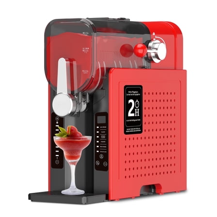 SUSLAS 70 oz Slushie Machine & Soft Serve Ice Cream Maker, 6 Presets, LED Display, Auto Clean for Frozen Drinks and Desserts