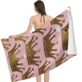thumbnail image 3 of PHYHOO Microfiber Sand Free Beach Towel Oversized Quick Dry Absorbent for Pool Swimming Bathroom Beach Towel 30x60in, 3 of 8