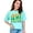 Chalky Mint, variant on Jesus Is My Easter Super Hero, Groovy Retro Wavy Text, Ivory Comfort Colors T-Shirt, XL