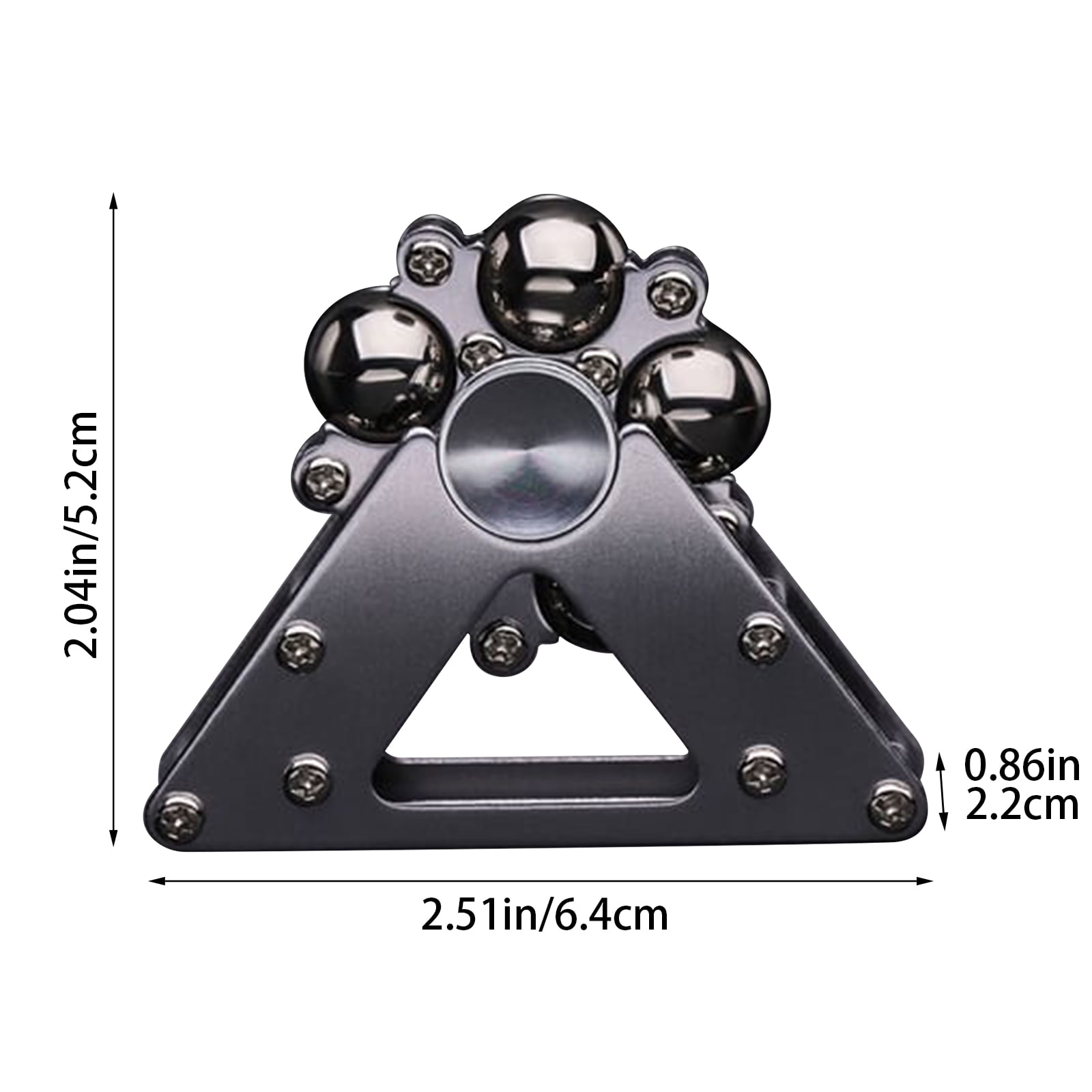 JOUET ANTI-STRESS, rose gold--Gyroscope rotatif anti stress en alliage'aluminium pour adulte