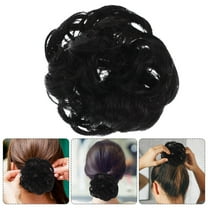 FRCOLOR 2pcs Messy Bun Hairpiece Hair Bun Extensions Fake Hair Bun Hairpiece for Women