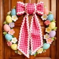 thumbnail image 3 of Wave Plaid Decorative Ribbon Streamer 100 ft Polyester DIY Home Party Wedding Holiday Decoration, 3 of 6