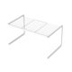 thumbnail image 4 of Escurreplatos blanco de acero al carbono, resistente, apilable, multiusos, para platos y cuencos, 28 x 21 x 19,5 cm., 4 of 13