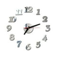 thumbnail image 2 of 3D DIY Roman Numbers Acrylic Mirror Wall Sticker Clock Home Decor Mural Decals, 2 of 3