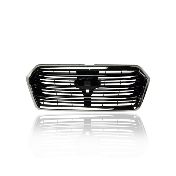 Grille - Compatible/Replacement for '19-22 Subaru Ascent Touring - Main Upper, Chrome Frame, Black Trim Insert, With Emblem Provision - 91121XC01A CAPA