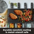 thumbnail image 4 of Techwood 2-in-1 Electric Raclette & Korean BBQ Grill – Fast Heating, Removable Non-Stick Grill Plate, 8 Cheese Melt Pans, Ideal for Parties & Family Fun, 4 of 6
